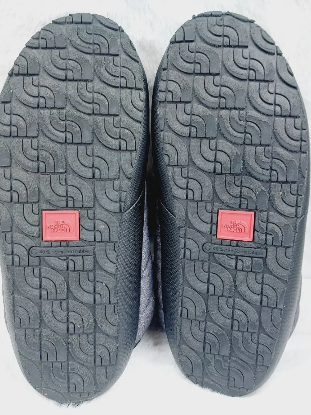 The North Face Men's Gray Thermoball Traction Puff Slip-On Winter Boot Size 14